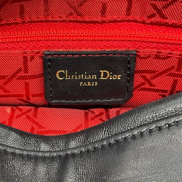 Christian Dior Vintage 1997 Black Cannage Medium Lady Dior Bag - Picture 9 of 11